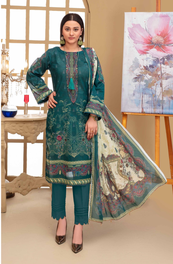 MCV4-02 Unstitch Lawn Collection 2025 Volume-04 by Moco Prints