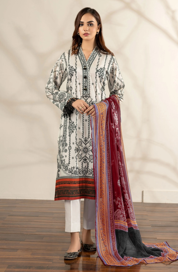 U2911SU-3PC-002 Unstitch 3 Piece Lawn Collection 2024 by Limelight