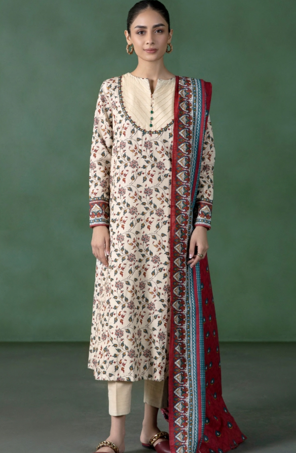 U2-DY22V9-3WS Unstitched Printed Lawn Collection 2025 Volume-6 by Sapphire