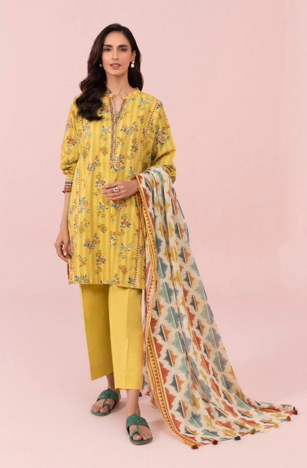 U3P-DY23V5-23WS Unstitched Printed Lawn Collection 2025 Volume-04 by Sapphire