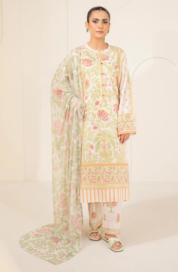 U4309SU-3PC-002 Unstitched 3 Piece Lawn Collection Volume-2 2025 by Limelight