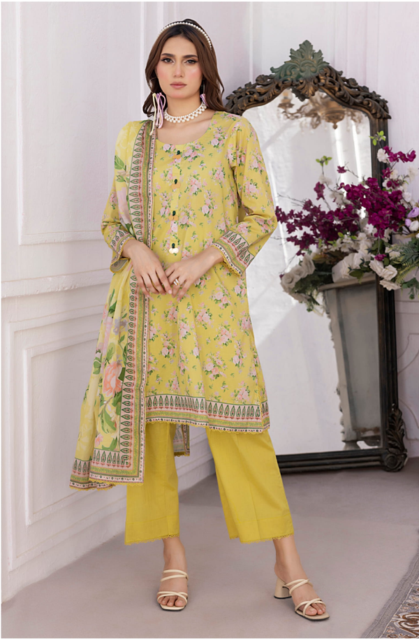 SDPL25V13-6 Salina Unstitched Digital Printed Lawn Volume-13 collection 2025 by Regalia