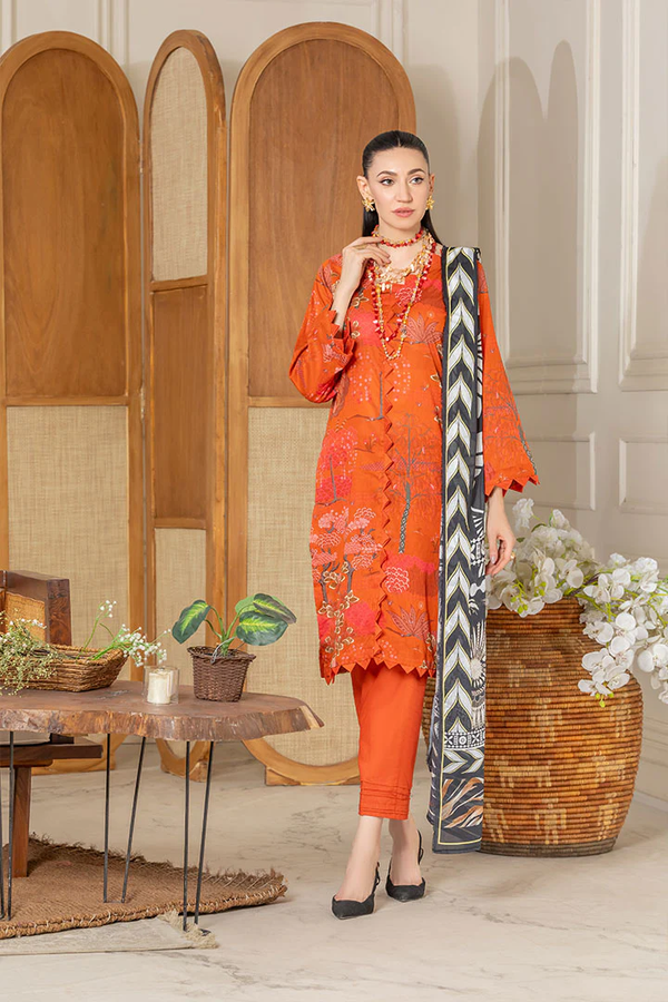 ELARA PF062410 Unstitched Bold & Black Premium Lawn Collection by Paltar
