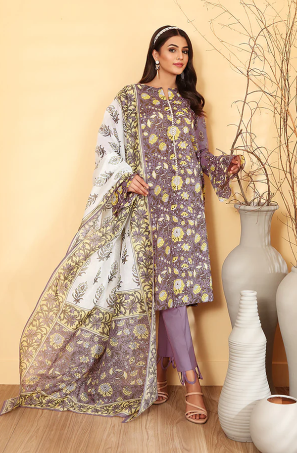 42101319-R  Unstitched 3 piece Suit Nishat Lawn Collection Volume-9