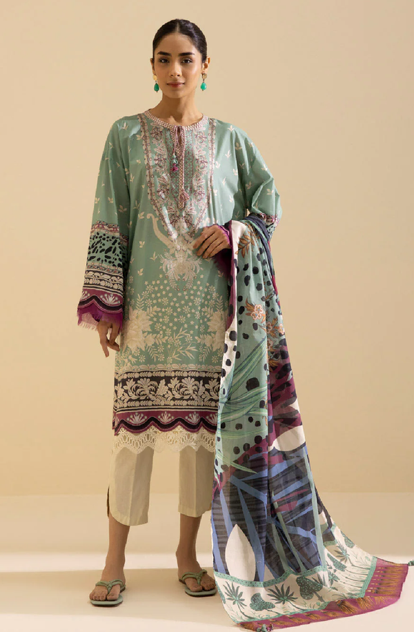 U2-DAYZ22V2-17WS  Unstitched Printed Lawn Collection 2025 Volume-12 by Sapphire