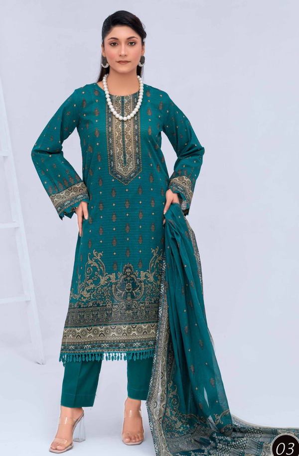 MCV3-03 Unstitch Lawn Collection 2025 Volume-03 by Moco Prints
