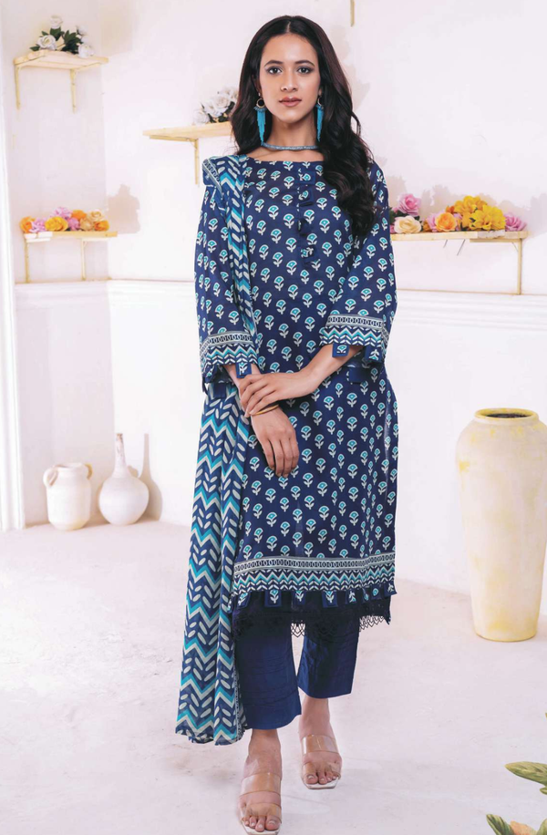 ART2-07 Unstitched 3-piece Lawn suit Volume-2 by Meerab