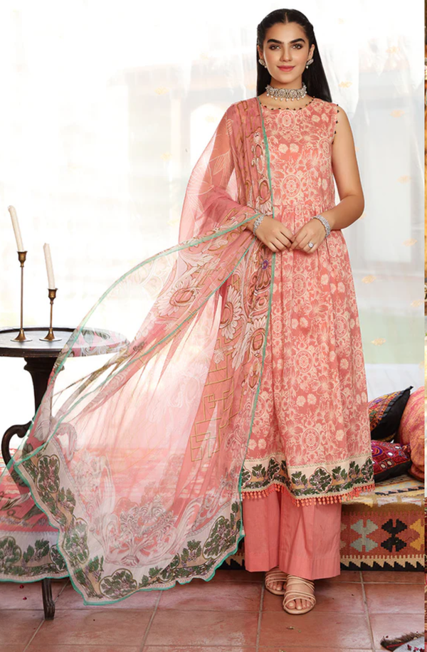 42101507-R Unstitched 3 piece Suit Nishat Unstitched Lawn Collection Volume-8