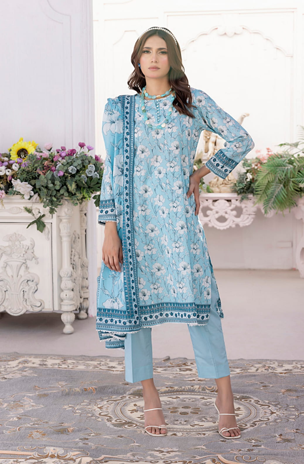 SDPL25V13-8 Salina Unstitched Digital Printed Lawn Volume-13 collection 2025 by Regalia