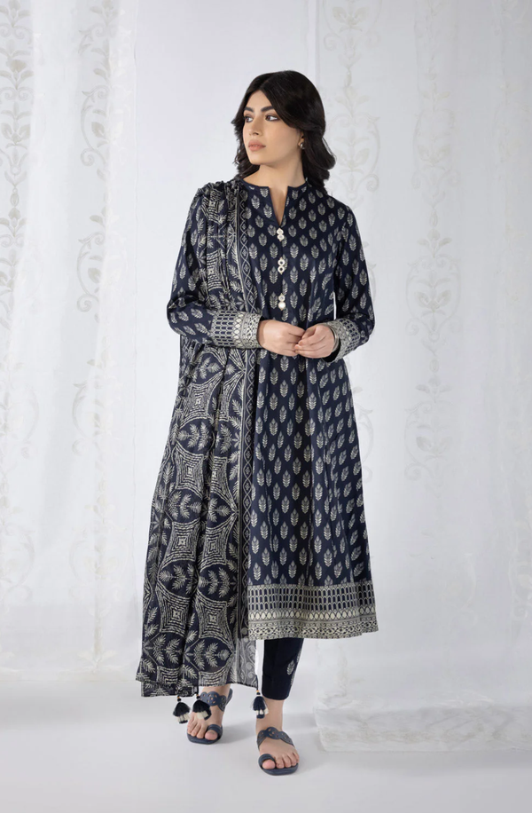 U3-BW22V4-4WS Unstitched Printed Lawn Collection 2025 Volume-11 by Sapphire
