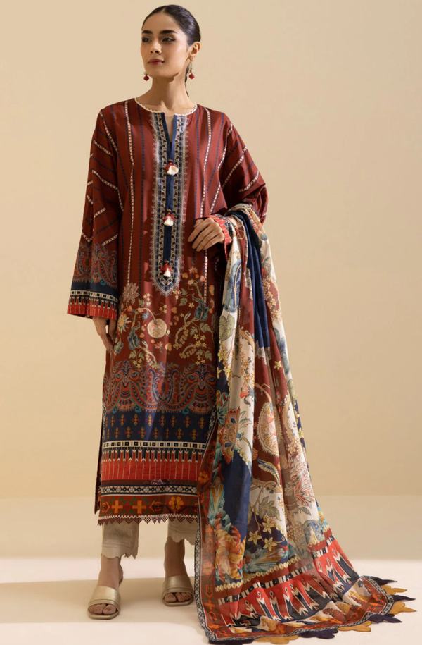 U2-DAYZ22V2-10WS  Unstitched Printed Lawn Collection 2025 Volume-12 by Sapphire