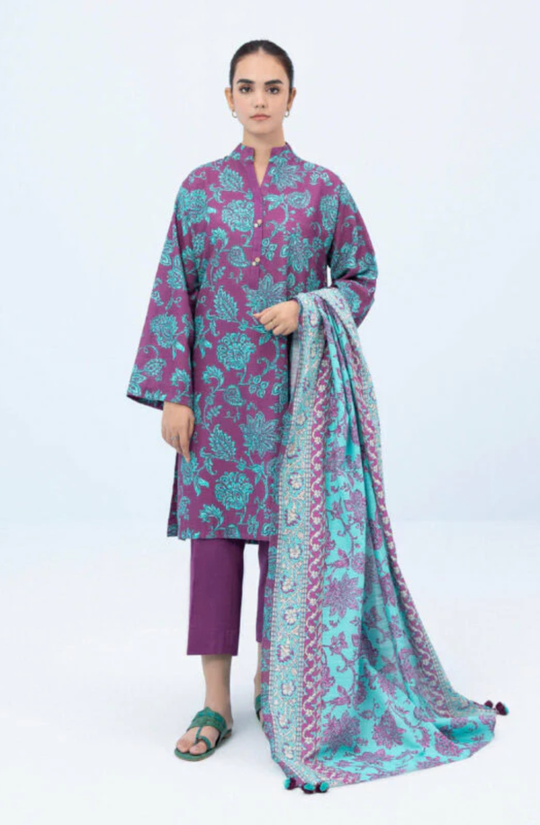 U3P-DY23V7-7WS Unstitched Printed Lawn Collection 2025 Volume-05 by Sapphire