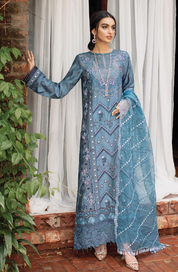 D#5B Unstitched Luxury Collection by RajBari