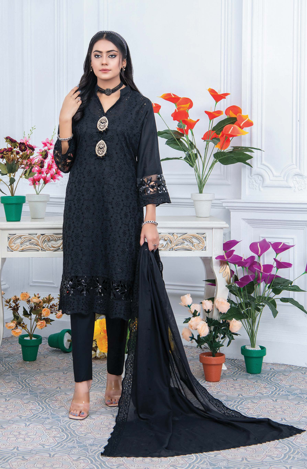 D/02 X15186 Chikankari Embroidered Lawn by Rangriti