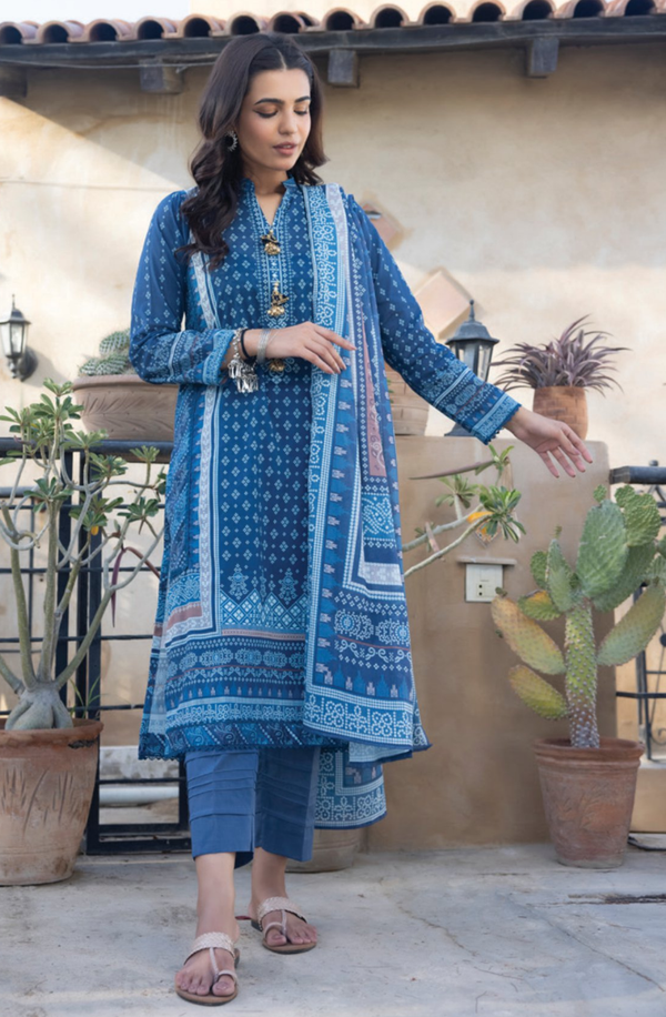 ORC6-2 Unstitched 3piece Suit Orchid Printed Lawn Volume 6 by Regalia