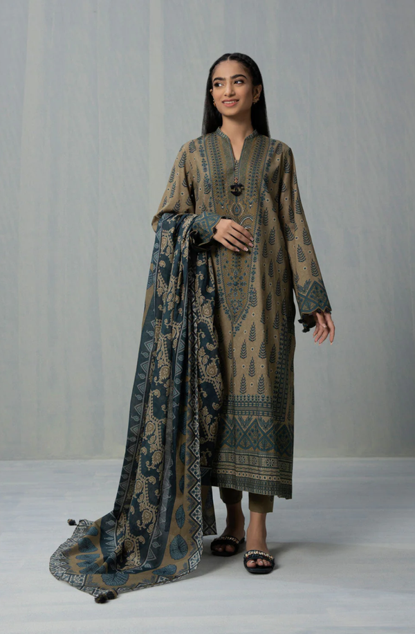 U2-PP22V5-4WS Unstitched Printed Lawn Collection 2025 Volume-9 by Sapphire