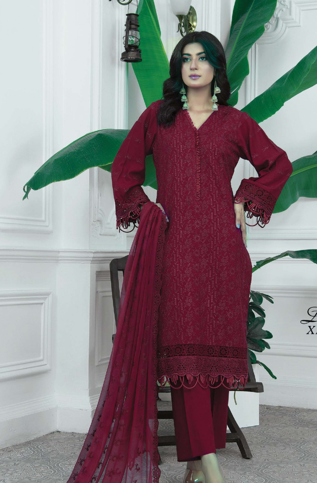 D/05 15281 Embroidered Karandi Collection by Rangrani – House Of Lawn