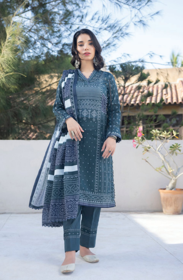 ORC6-4 Unstitched 3piece Suit Orchid Printed Lawn Volume 6 by Regalia