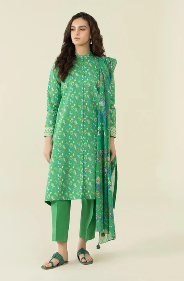 U3P-DY23V4-16R Printed Lawn Collection 2024 Volume 1 by Sapphire