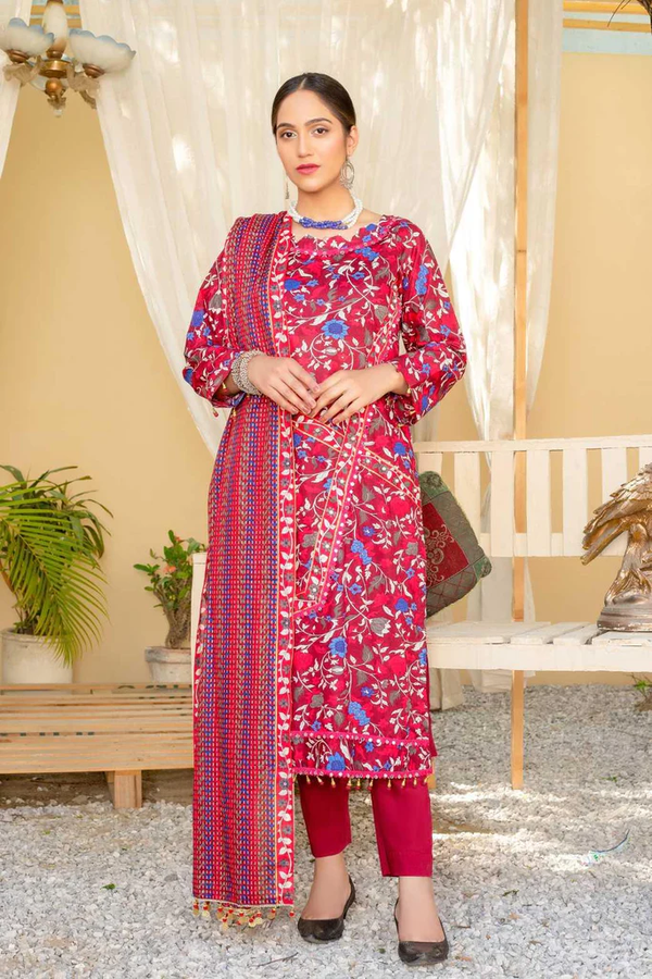 Aysun D-06 Summer Lawn Unstitch 3 piece suit By Lailama