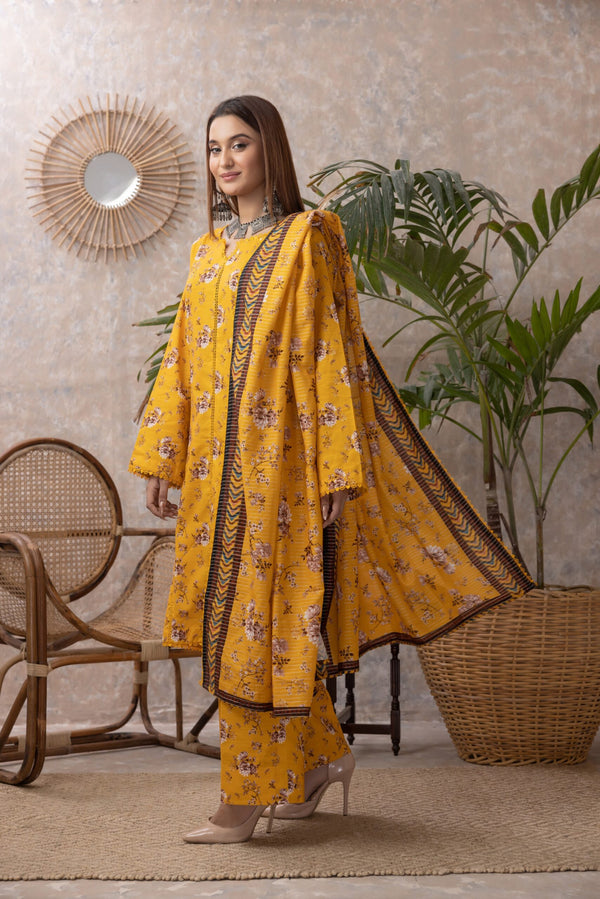 ISMK1-10 Unstitch 3 Piece suit Mushk Khadder Collection Volume 1 by Regalia
