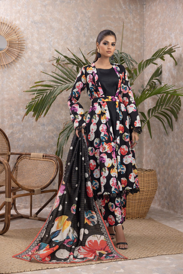 ISMK1-8 Unstitch 3 Piece suit Mushk Khadder Collection Volume 1 by Regalia