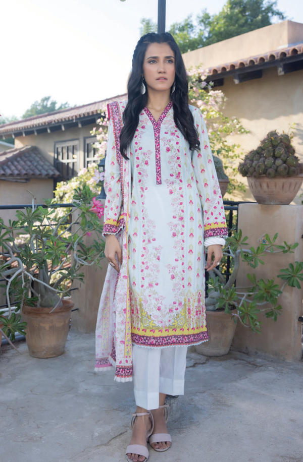ORC6-5 Unstitched 3piece Suit Orchid Printed Lawn Volume 6 by Regalia