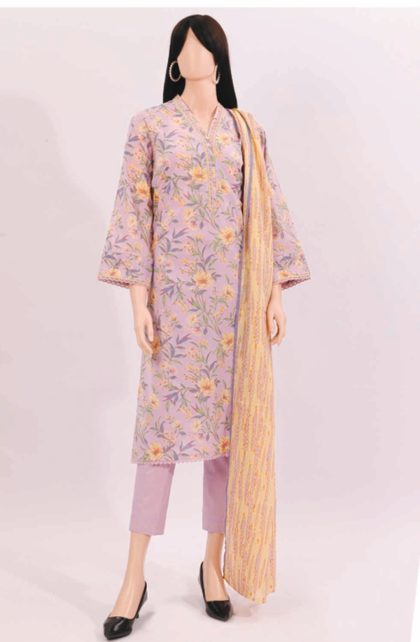 U01-23051-20C Kefi Printed Lawn Volume-5 2024 Unstitched 3 Piece Suit by Saya