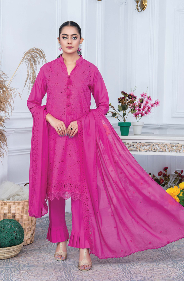 D/04 X15185 Chikankari Embroidered Lawn by Rangriti