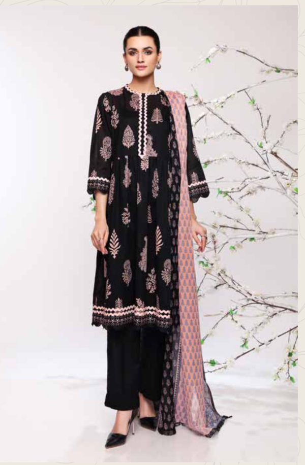 42001712-R Nishat Unstitched 3 piece Lawn Collection Volume-01