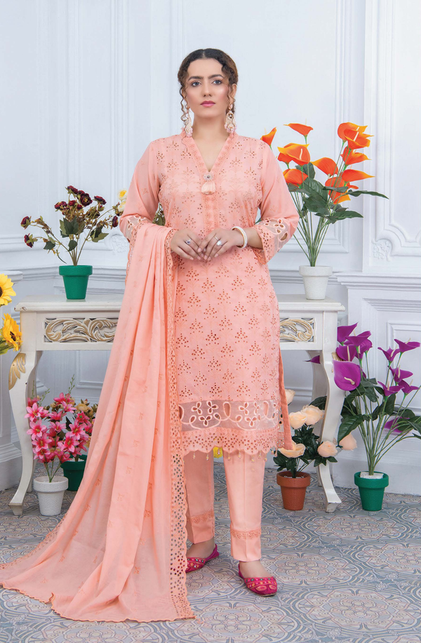 D/10 X15181 Chikankari Embroidered Lawn by Rangriti