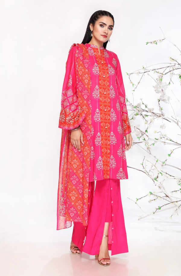 42001401-R Nishat Unstitched 3-piece Lawn Collection Volume-4