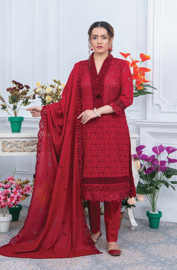 D/01 X15183 Chikankari Embroidered Lawn by Rangriti