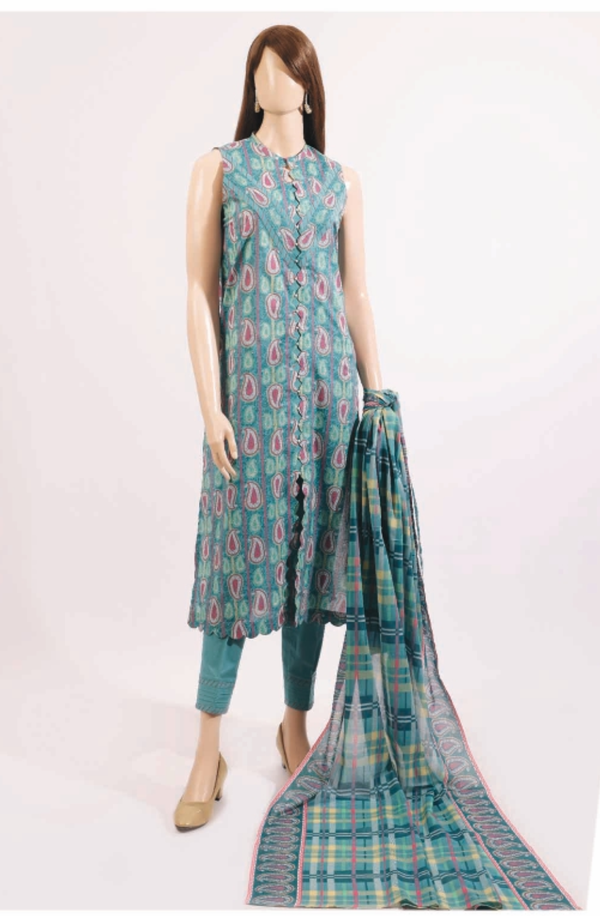 U01-23051-16A Kefi Printed Lawn Volume-5 2024 Unstitched 3 Piece Suit by Saya