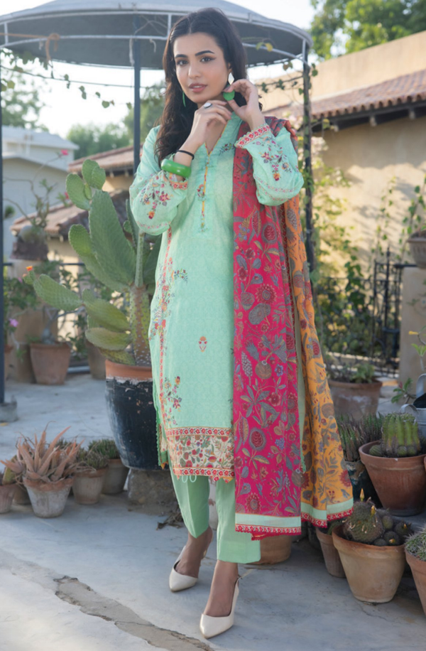 ORC6-6 Unstitched 3piece Suit Orchid Printed Lawn Volume 6 by Regalia
