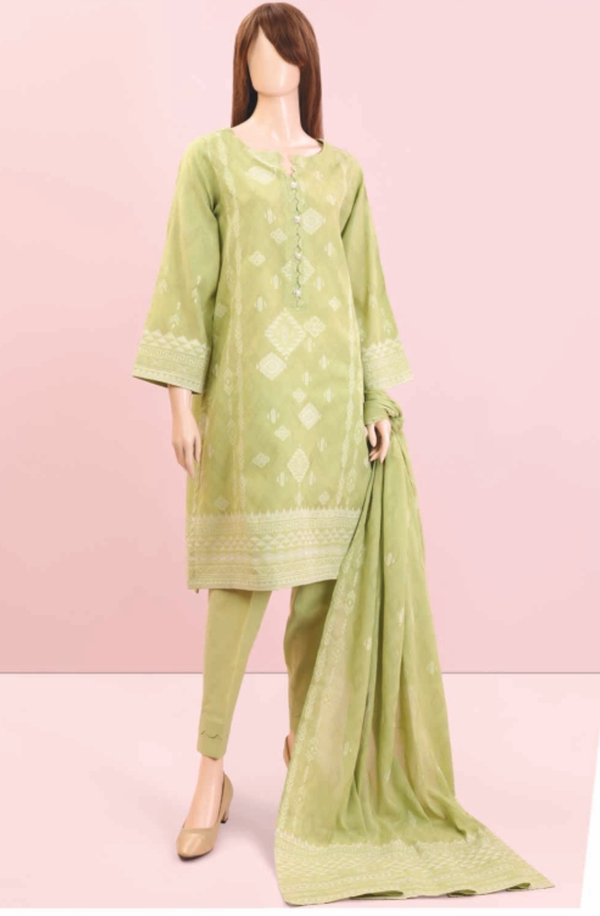 Sheen U02-22114-35B Jacquard Cotton Unstitch 3 piece Suit by Saya