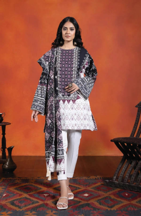 U3P-WS23R7-20 Unstitch Digital Printed Khaddar Volume-1 by Sapphire