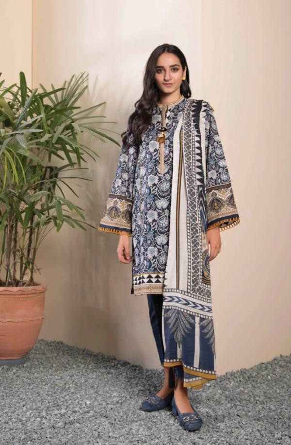 U3P-WS23R7-5 Unstitch Digital Printed Khaddar Volume-1 by Sapphire