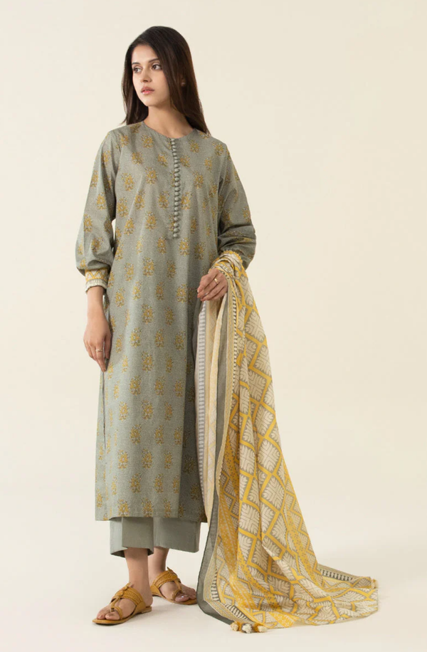 U3P-DY23V4-19R Printed Lawn Collection 2024 Volume 1 by Sapphire