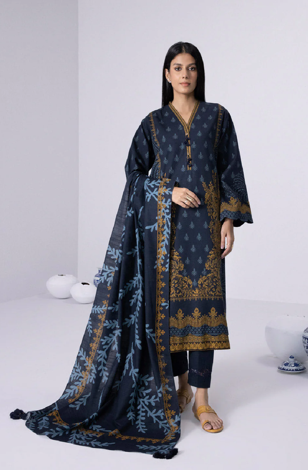 U3-CL22V8-8WS Unstitched Printed Lawn Collection 2025 Volume-7 by Sapphire