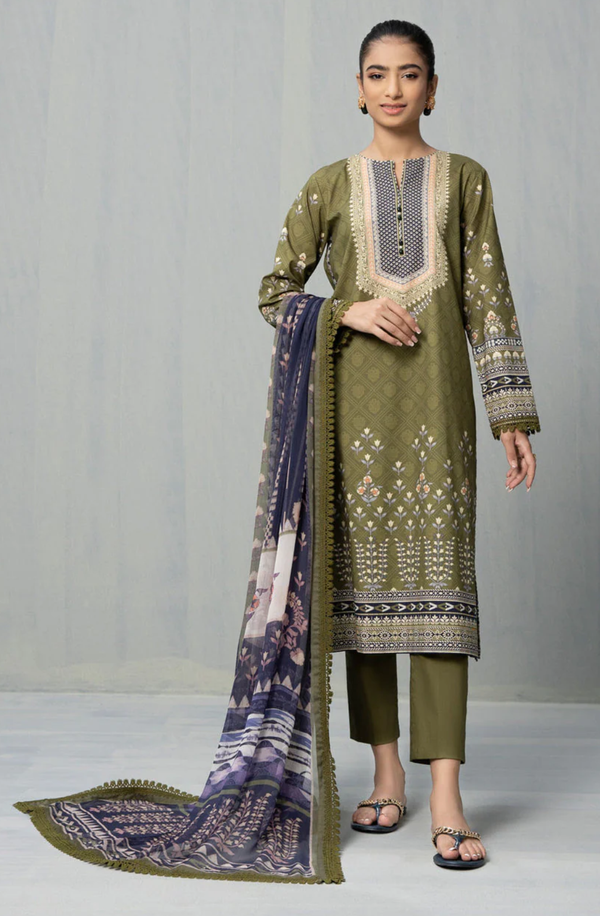 U3-DY225-7WS Unstitched Printed Lawn Collection 2025 Volume-7 by Sapphire