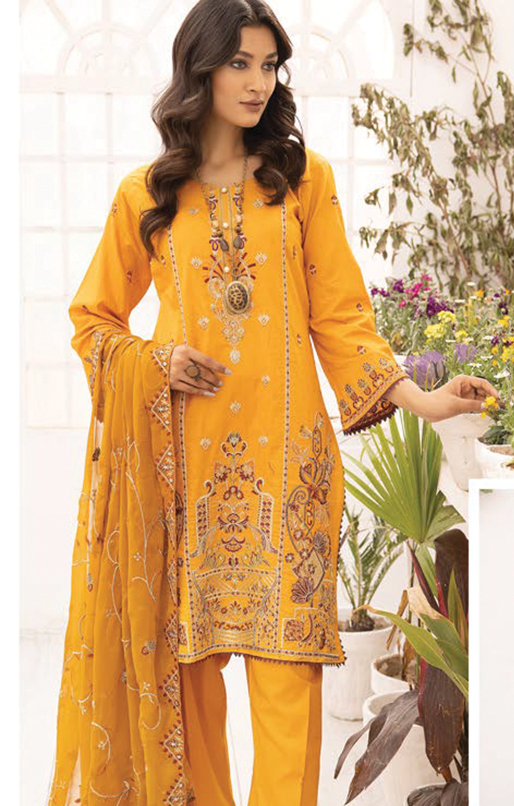 HH-CC-005 Aafreen Vol-2 Luxury Unstitched Embroidered Collection by H ...