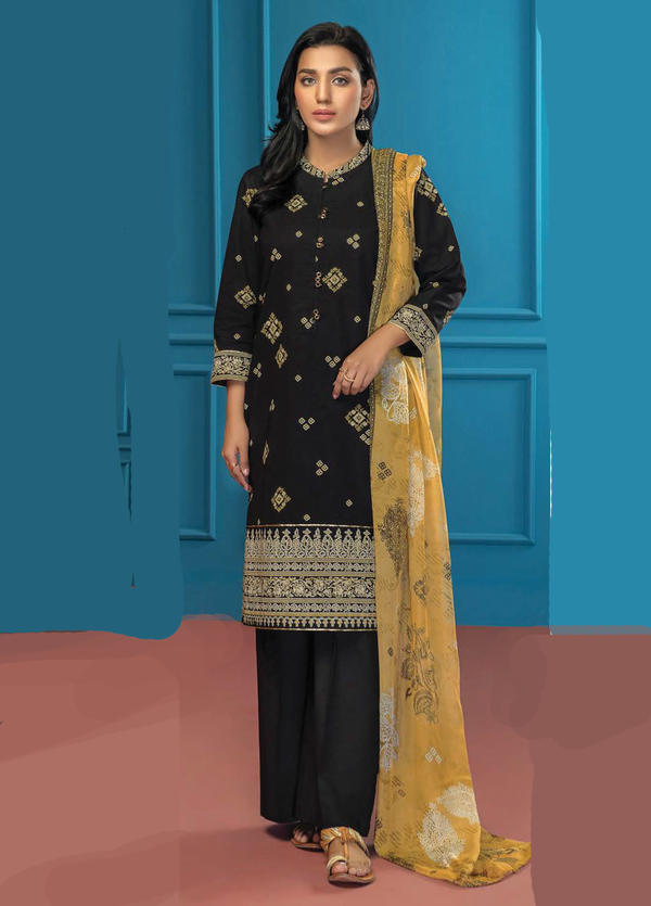 U2667 Black Printed 2 Piece Suit by LimeLight