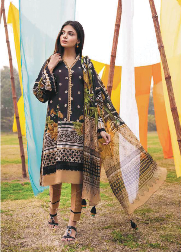 00U2D-DAYV1-2R Unstitched 3-piece Suit Printed Lawn Vol-6 by Sapphire
