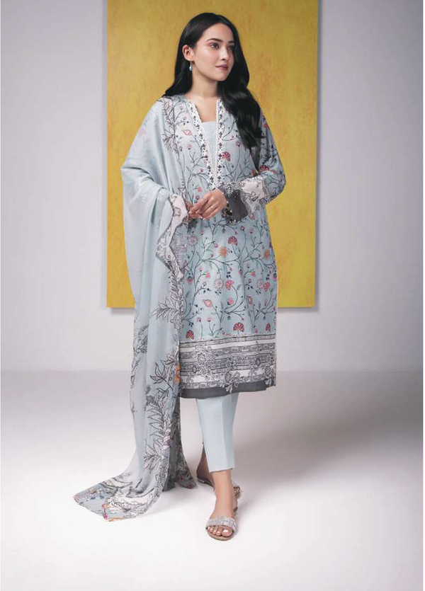 00U2D-DAYV2-1R Unstitched 3-piece Suit Printed Lawn Vol-6 by Sapphire