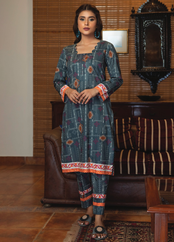 IS2PCV3-14 Identic Sepertes 2 piece Vol 3 Summer Lawn by Regalia Textiles