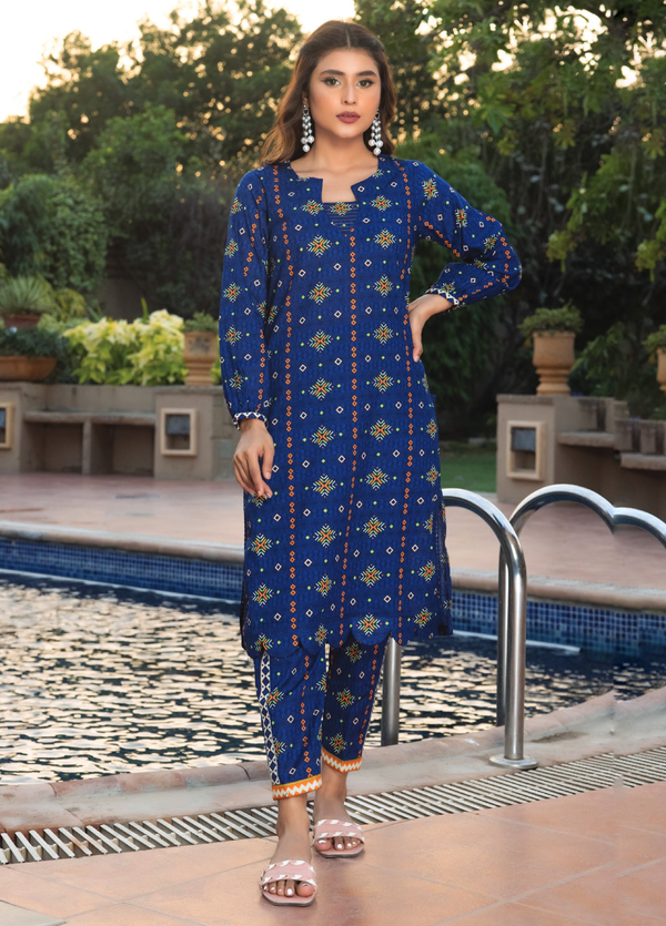 IS2PCV3-6 Identic Sepertes 2 piece Vol 3 Summer Lawn by Regalia Textiles