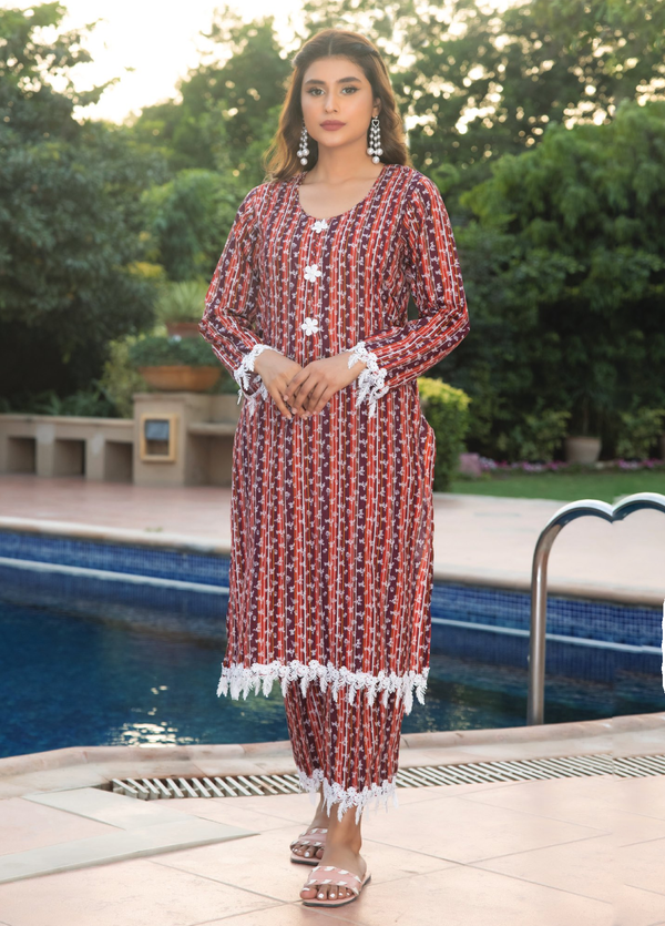 IS2PCV3-4 Identic Sepertes 2 piece Vol 3 Summer Lawn by Regalia Textiles