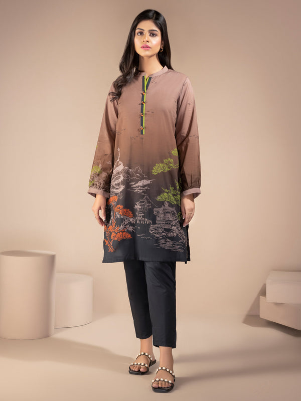 U2331SH-SSH-BRN Unstitched 1 Piece Printed Lawn Shirt by Limelight