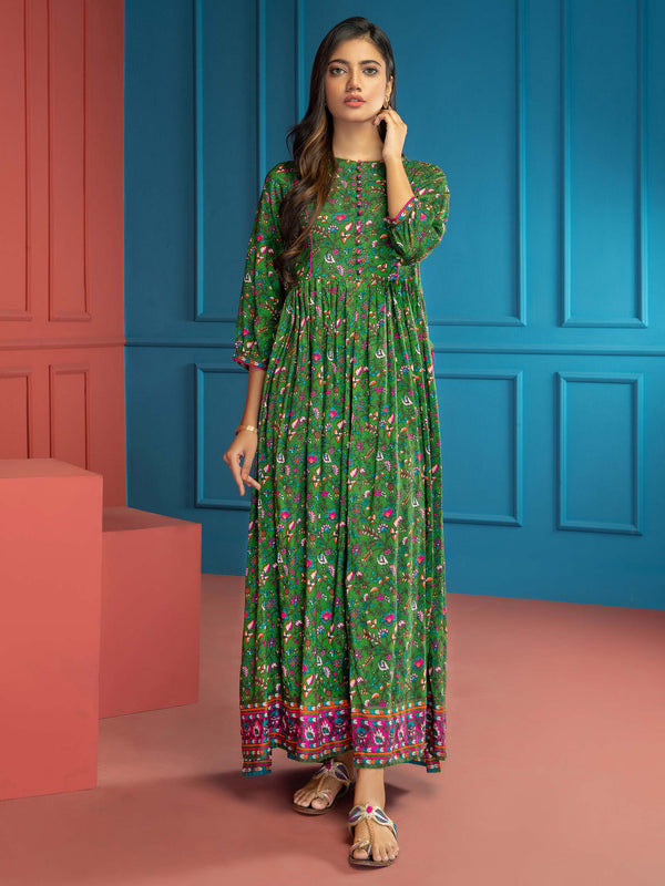 U2539SH-SSH-GRN Unstitched 1 Piece Printed Lawn Shirt by Limelight